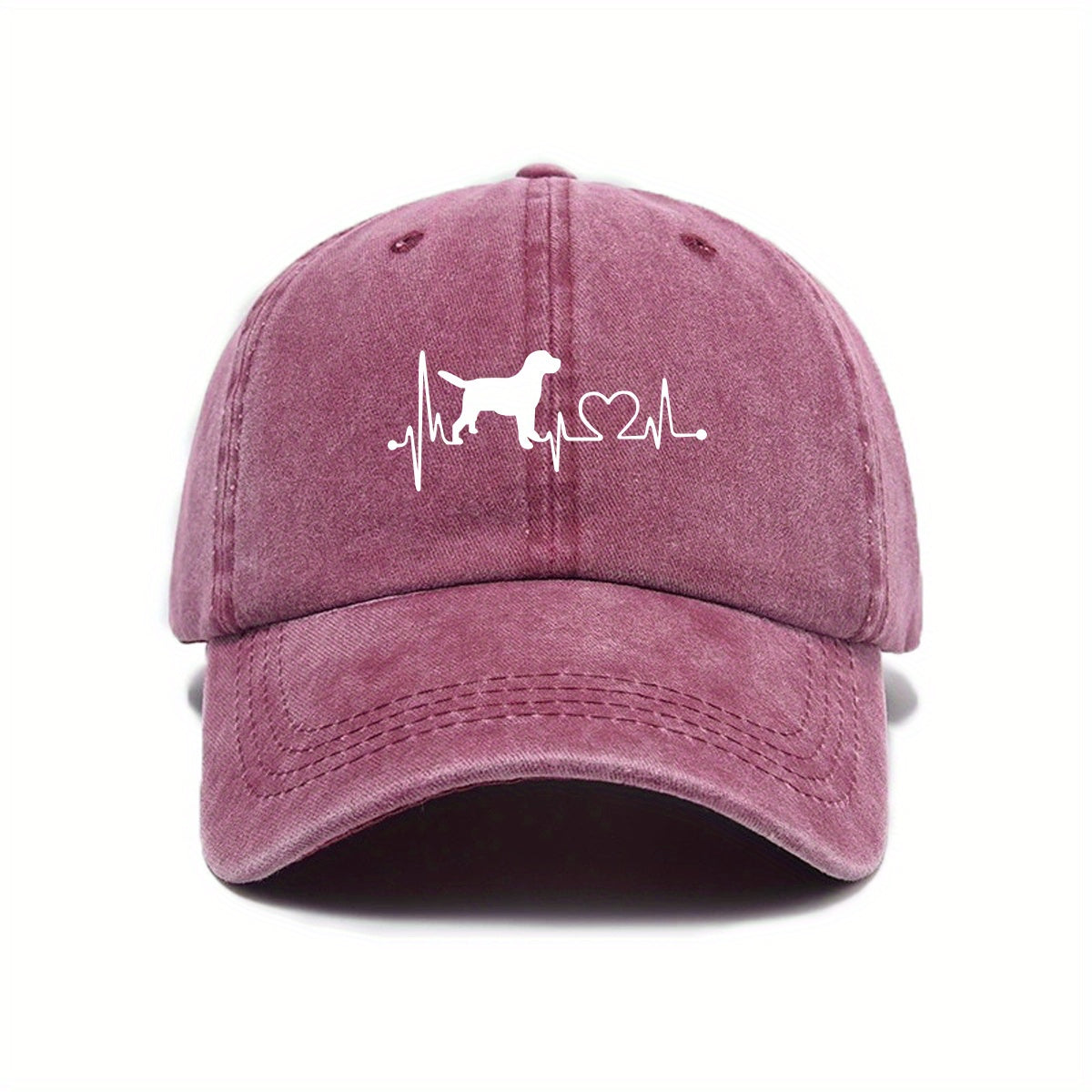 New Summer Style Cute Dog Print Baseball Cap, Sun-Protective and Breathable, Casual and Versatile Trendy Hat for Men and Women, Couple's Style with Adjustable Brim, Street Style Fashion Hat, Available in Multiple Colors