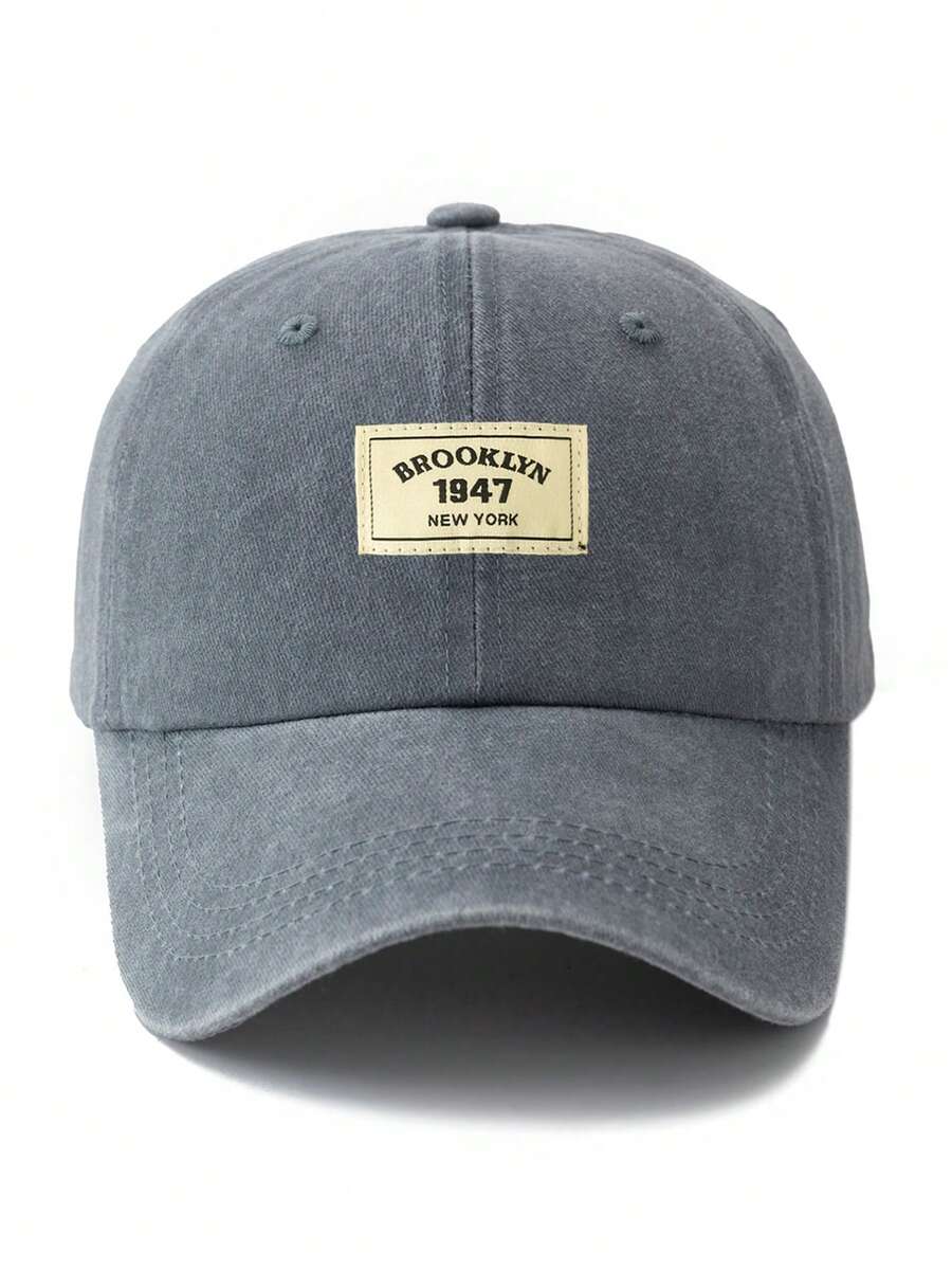 Männer Baseball Cap Mit Buchstaben Patch Dekor