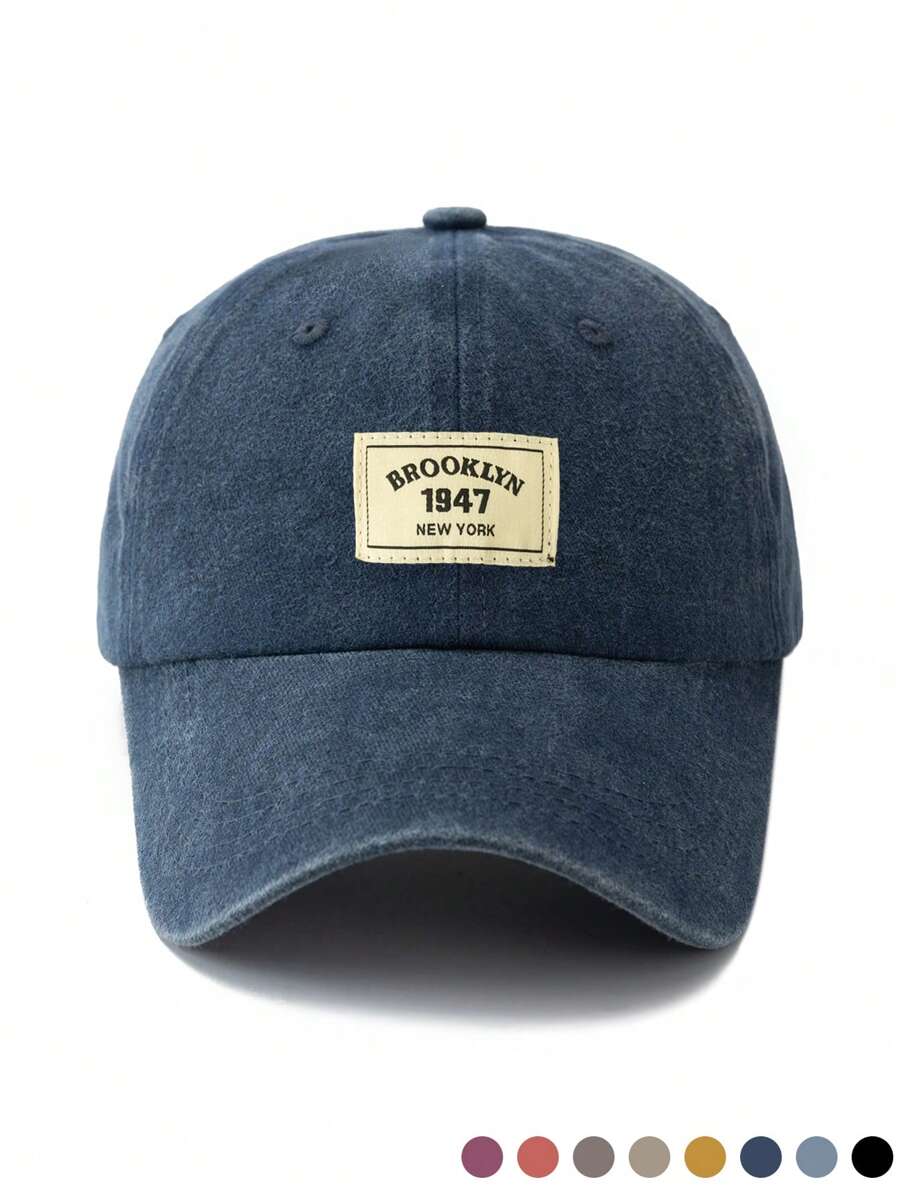 Männer Baseball Cap Mit Buchstaben Patch Dekor