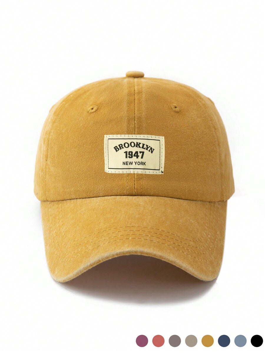 Männer Baseball Cap Mit Buchstaben Patch Dekor