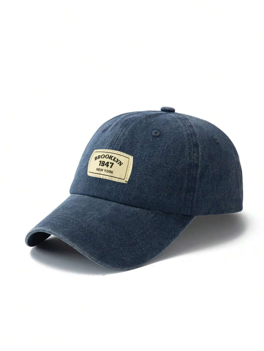 Männer Baseball Cap Mit Buchstaben Patch Dekor