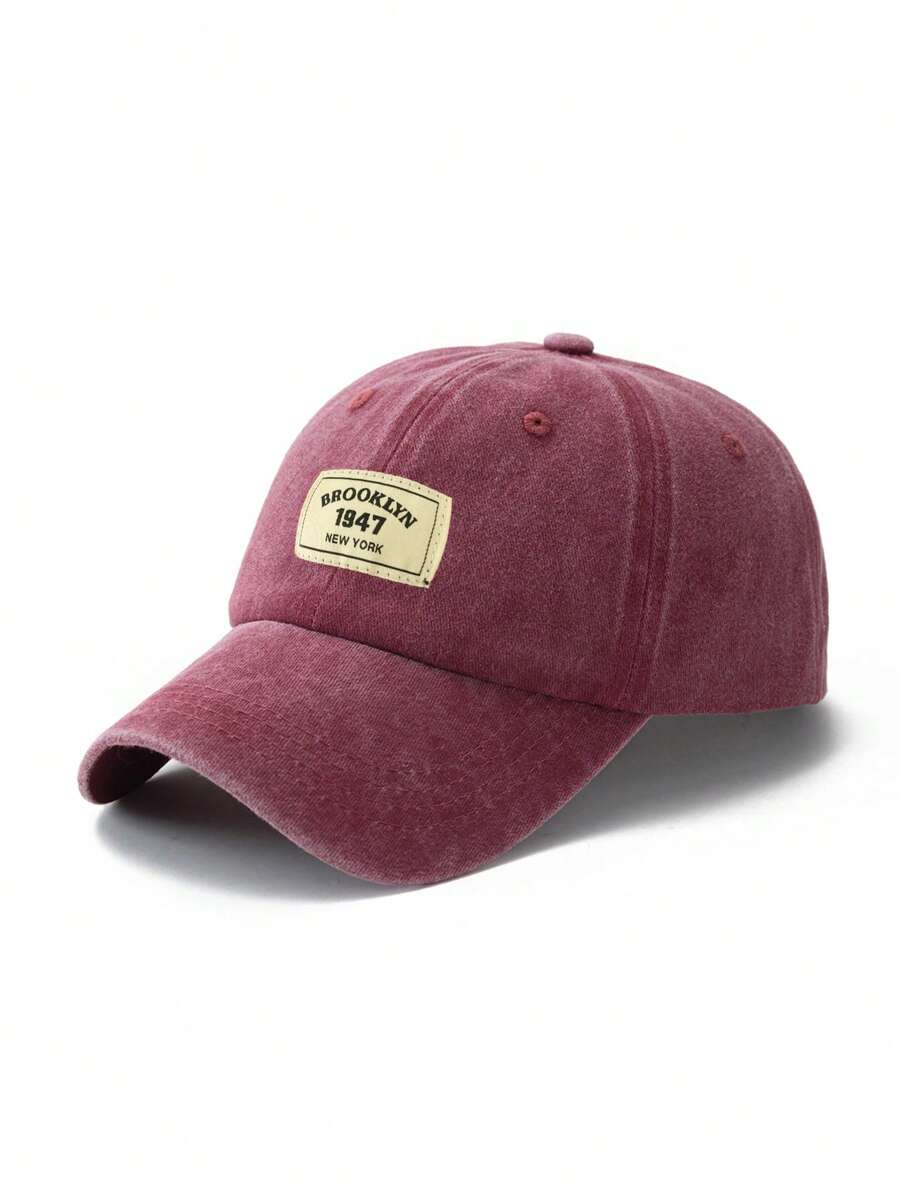 Männer Baseball Cap Mit Buchstaben Patch Dekor