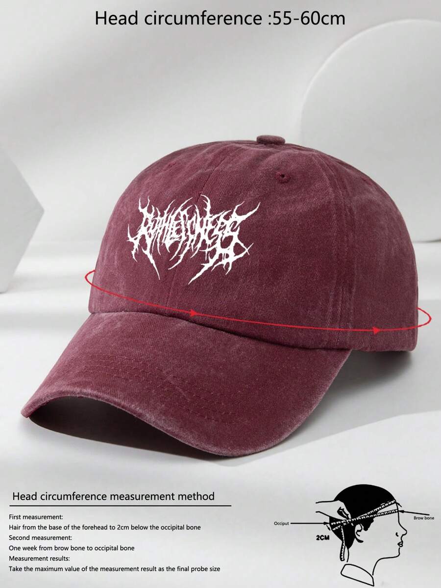 Verstellbare Baseballkappe Mit Grafikstickerei Für Männer Für Den Alltag Und Die Straße Outdoor