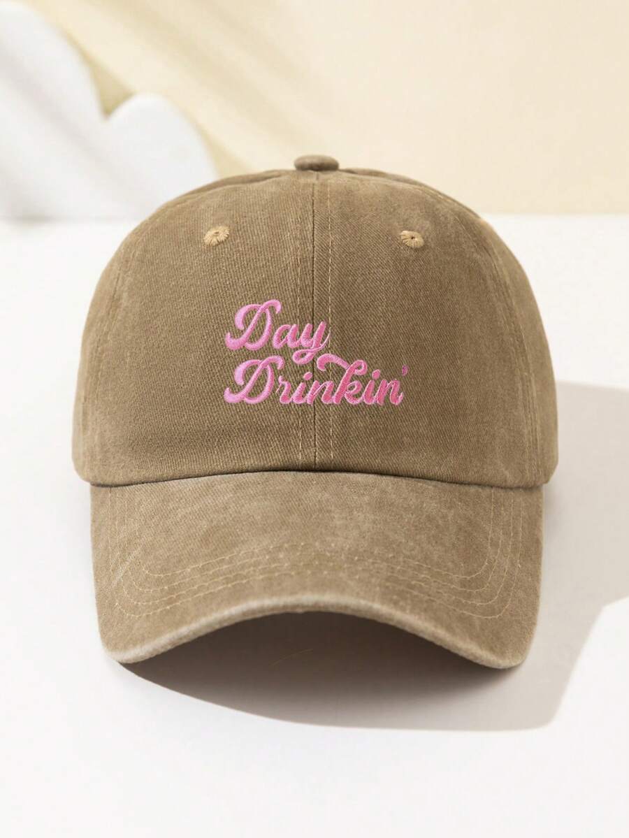 1 Stück Damen Baseballkappe mit Kokospalmen Stickerei, gesichtsformend, verstellbare Größe, locker sitzend, modisch & vielseitig für tägliche Fahrten, Strand, Outdoor-Sport, Wandern, Sommer, Hut