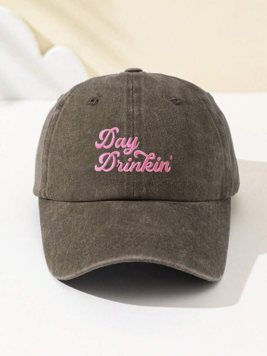 1 Stück Damen Baseballkappe mit Kokospalmen Stickerei, gesichtsformend, verstellbare Größe, locker sitzend, modisch & vielseitig für tägliche Fahrten, Strand, Outdoor-Sport, Wandern, Sommer, Hut