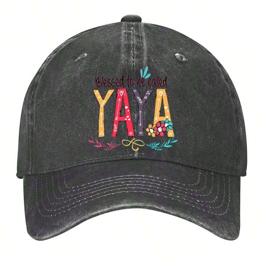 To Be Called YAYA -1 Washed Baseball Hats