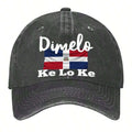 Dominican Republic Anthem Words Washed Baseball Hats