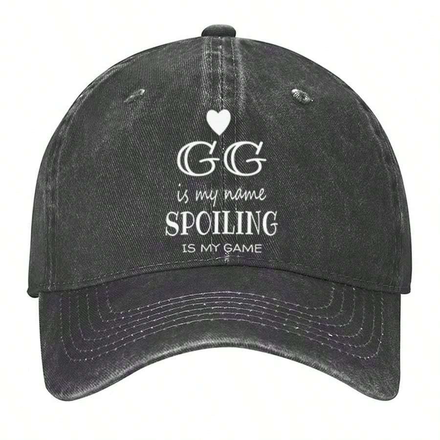 GG Spoiling Is My Game Washed Baseball Hats