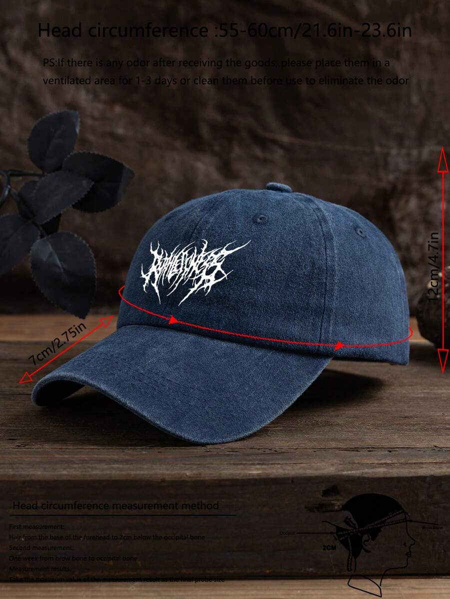 Verstellbare Baseballkappe Mit Grafikstickerei Für Männer Für Den Alltag Und Die Straße Outdoor