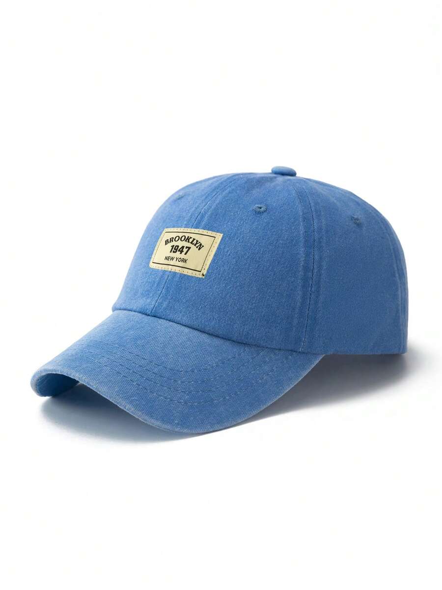 Männer Baseball Cap Mit Buchstaben Patch Dekor