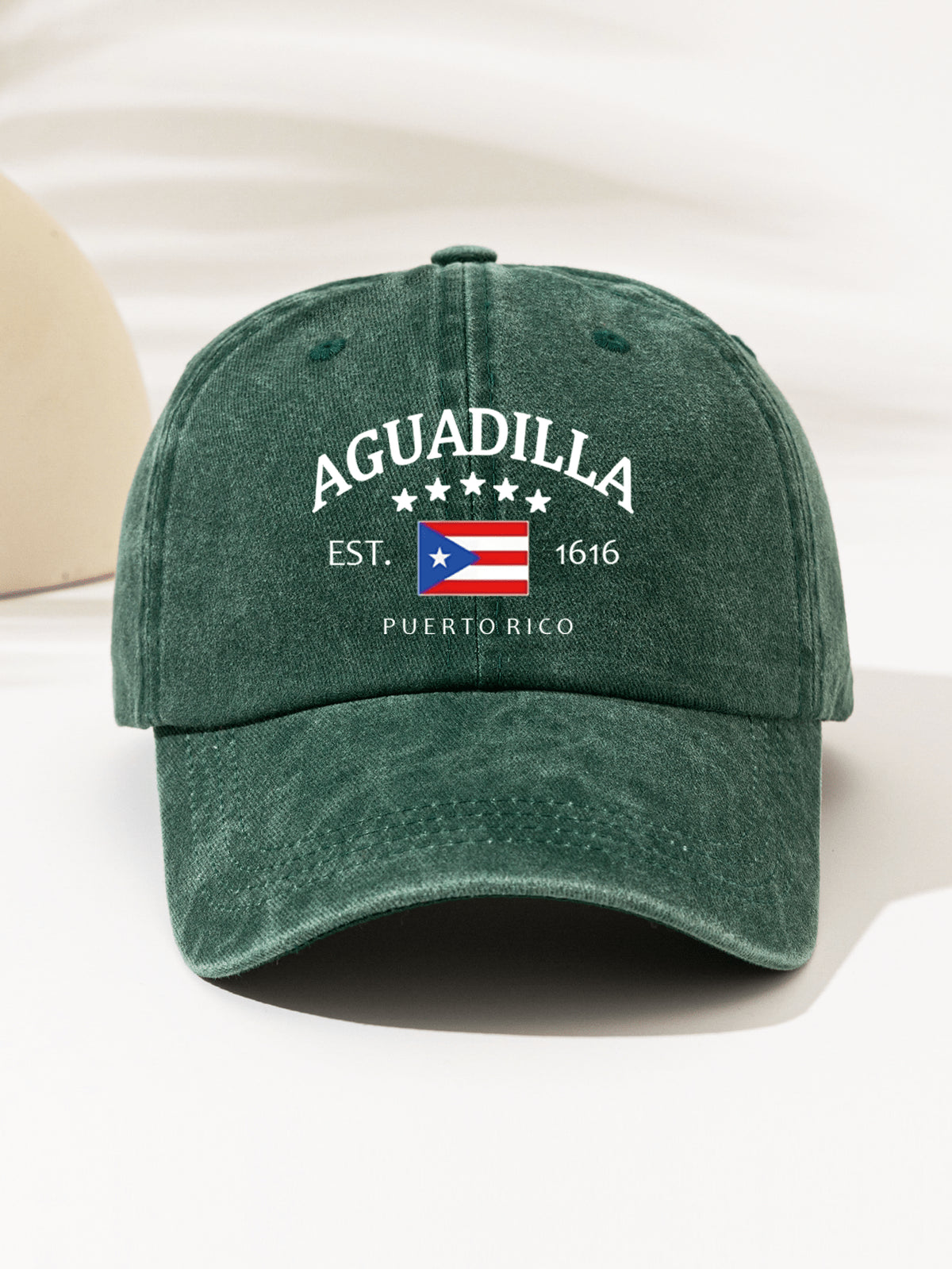 1 Stück vintage gewaschene Brasilien Sternen Muster Sommer UV-Schutz Baseballkappe, retro Hipster Hip-Hop gebogener Schirm Hut, verstellbare Unisex Sonnenschirmmütze