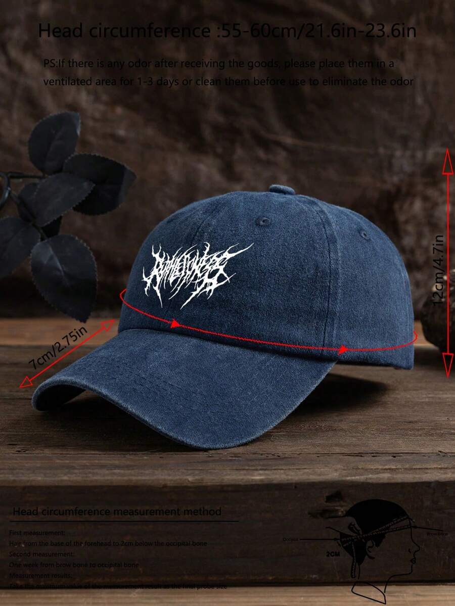 Verstellbare Baseballkappe Mit Grafikstickerei Für Männer Für Den Alltag Und Die Straße Outdoor