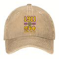 Omega Psi Phi Fraternity, Incorporated Anniversary Poster Vintage Washed Baseball Cap