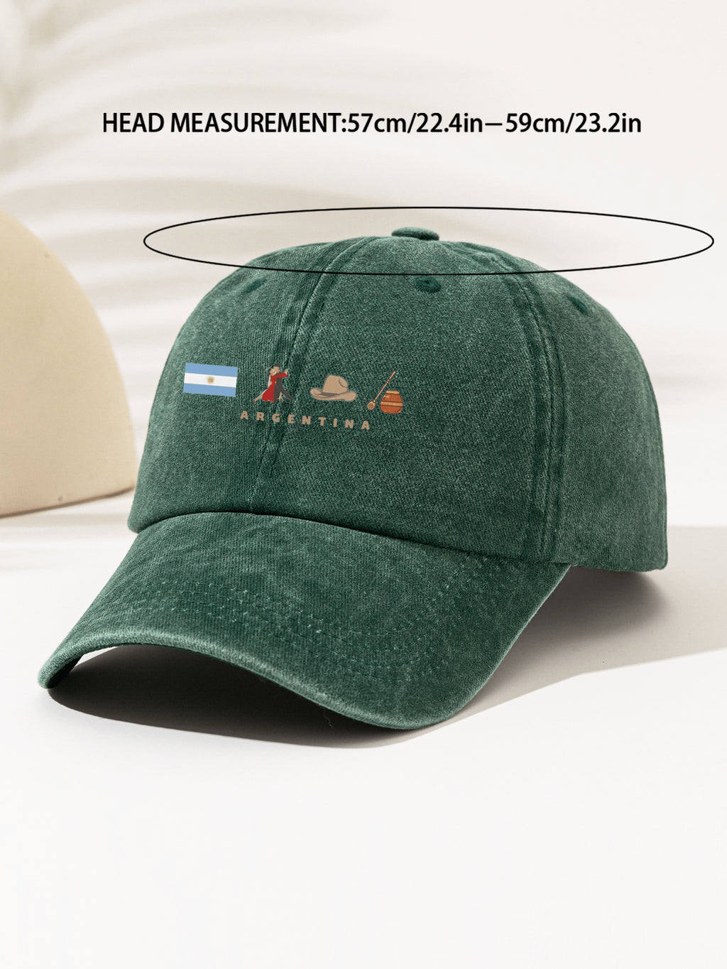 1 Stück modisches, vielseitiges T-Shirt mit Grafik "ARGENTINIEN Nationalflagge, Tanzkappe, Honigtopf", unisex, stilvoller Essentialartikel für alle Jahreszeiten, tolles Geschenk für Familie und Freunde, geeignet für Outdoor-Aktivitäten