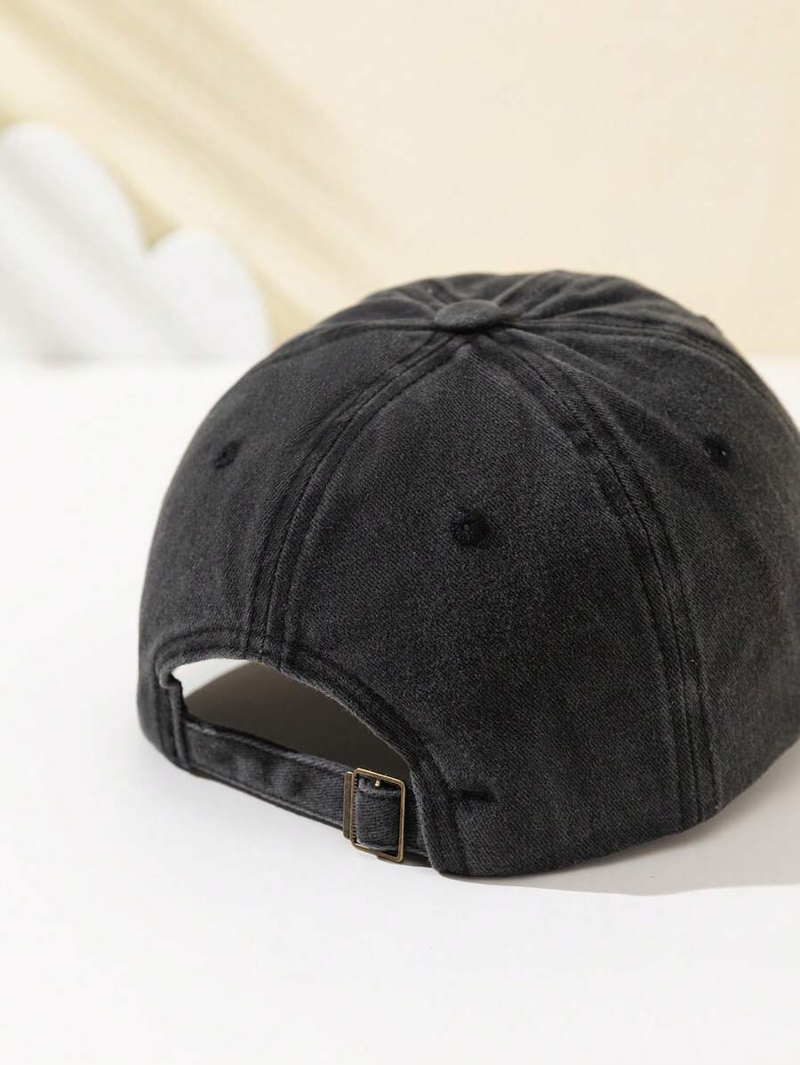 1 Stück Damen-Baseballkappe mit Halbmond- und Katzen-Print, weiches Oberteil, süßes Tiermuster, verstellbare Kappenkrempe für Outdoor, Sport, Camping, Urlaub, Weihnachtsgeschenk