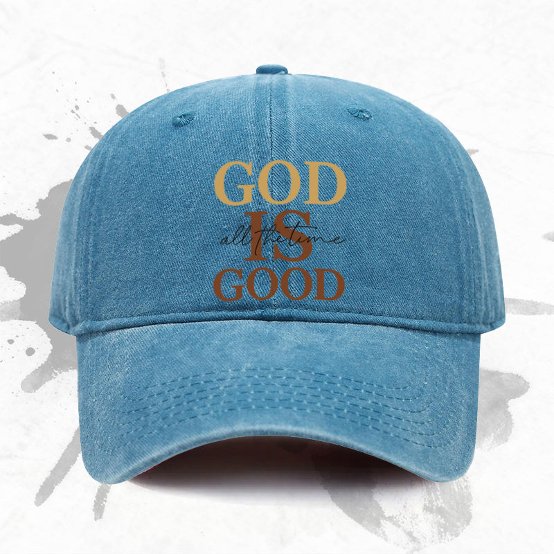 1P 1pc, "Good Times" Adjustable Baseball Cap, Lightweight Printed Women's Hat, "Fashion Casual" Men's Trendy Cap, an Ideal Gift for Weddings, Parties, and Birthdays