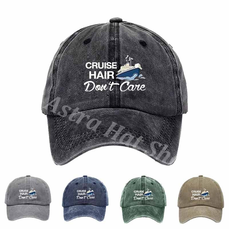 Stylish And Fashionable Baseball Cap Featuring Cruise-Themed Lettering, Perfect for Your Cruise Adventures