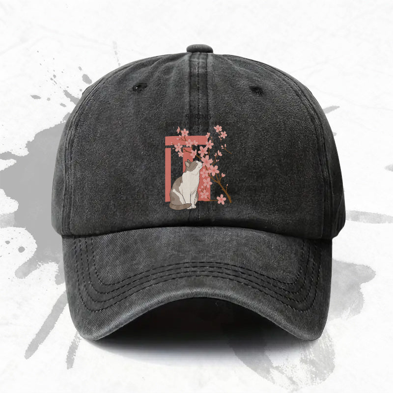 1pc, Adjustable Baseball Cap with Cute Cat Design, Lightweight Printed Craft Women'S Hat, Men'S Trendy Cap with Cat Pattern, Ideal Gift for Weddings, Parties, Birthdays