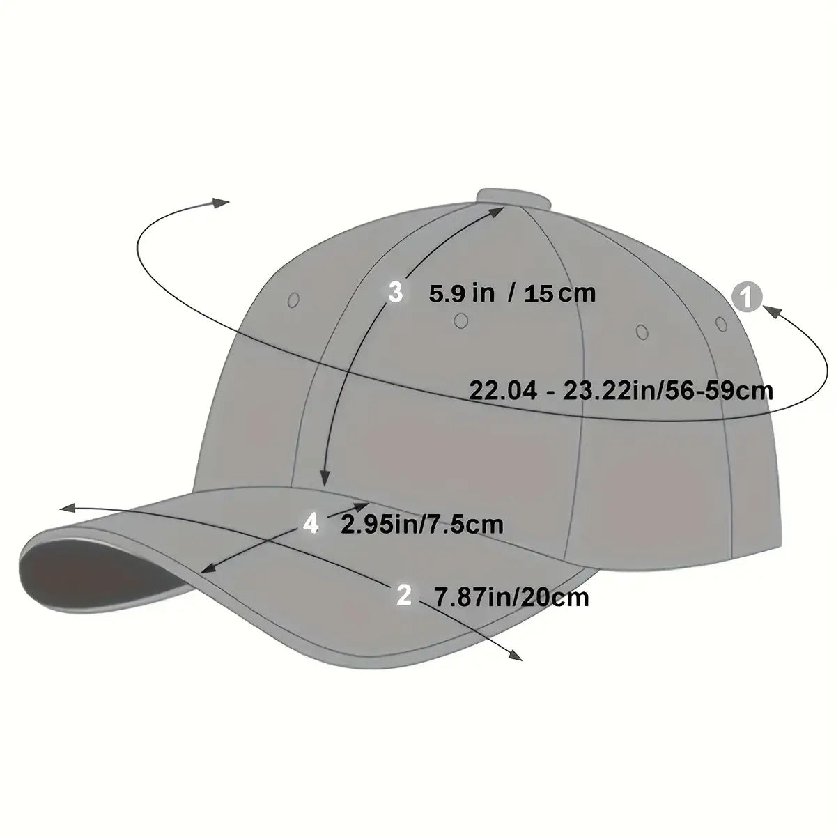 Hat Autumn And Winter Hat Women'S Small Face Baseball Cap New Style Casual Versatile Men'S Sun Hat Large Head Circumference