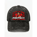 Silent No More Protect Our Sisters Cap - Vintage Awareness Hat with Sisterhood, Adjustable Pull String Closure, Machine Washable Unisex for Men & Women, Suitable for Streetwear, Advocacy Events, Daily Wear