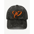 Multiple Sclerosis Awareness Heart Ribbon Hat for Men Women Vintage Cap Casual Streetwear Anniversary Gift