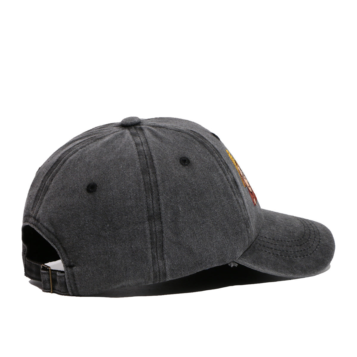 1pc 1pcs Monkey Print Baseball Cap with Straw Hat - Adjustable Snapback, Breathable Sun Hat Suitable for Outdoor, Travel, Birthday Parties, Unisex for Men & Women, for Parents, Gift, Casual Cap for Park Picnic, Festival Gift