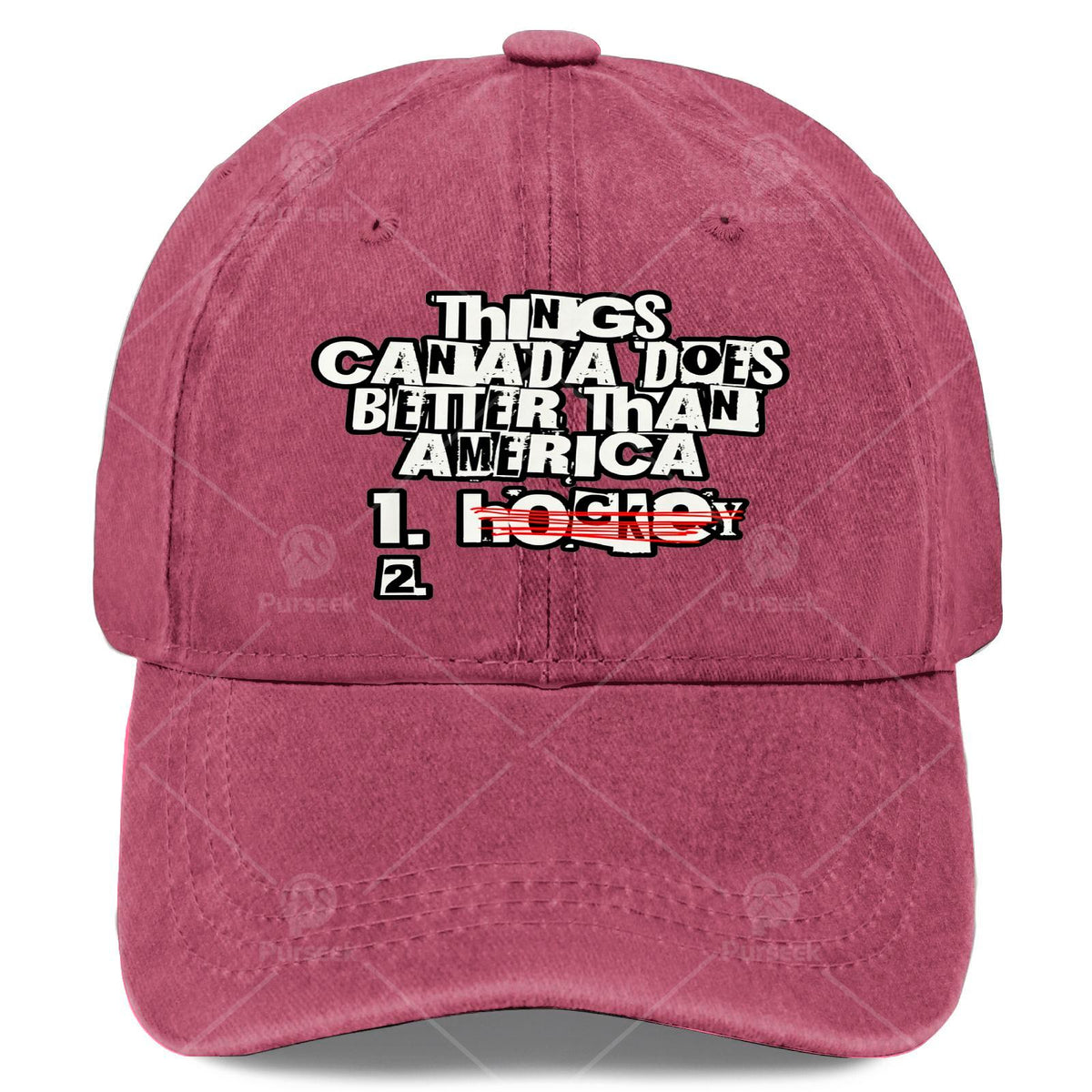 Canada-Themed Vintage Baseball Cap Suitable for Christmas, Games & 4th of - Unisex Adjustable Hat with Canadian Symbols, Machine Washable for Events, Casual Attire & for Competitions - Canadian Pride Gift for Men and Women