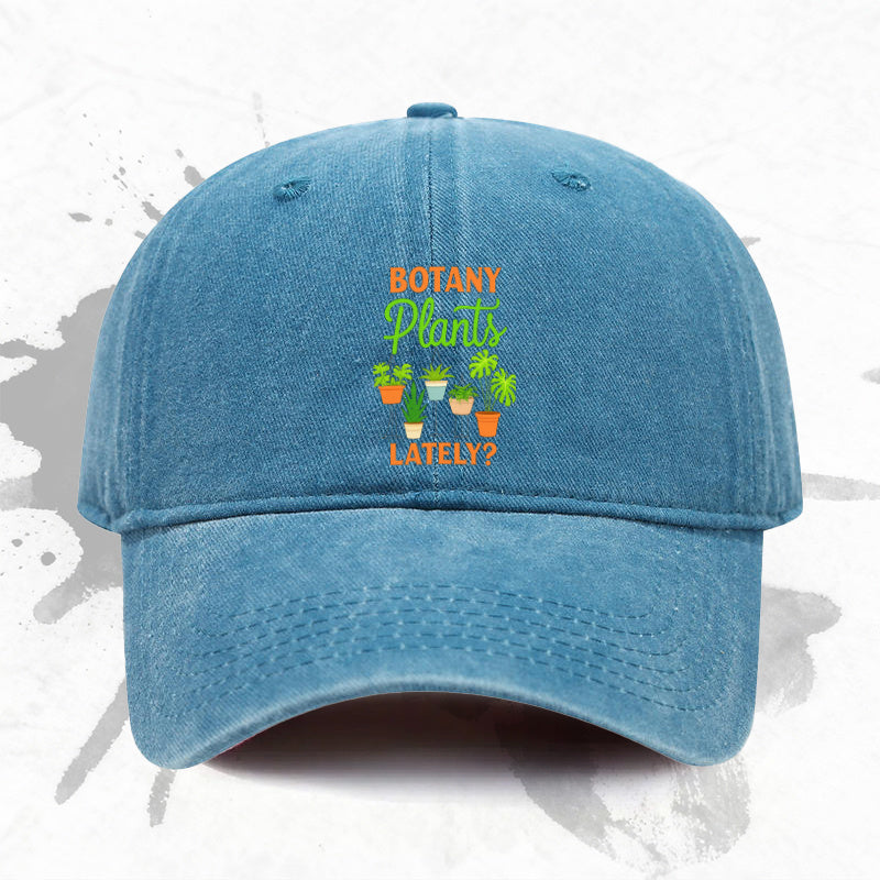 1P 1pc, Adjustable Baseball Cap with "Plant" Print, Lightweight Printed Women's Hat, "Plant Lover" Men's Trendy Cap, an Ideal Gift for Weddings, Parties, and Birthdays.