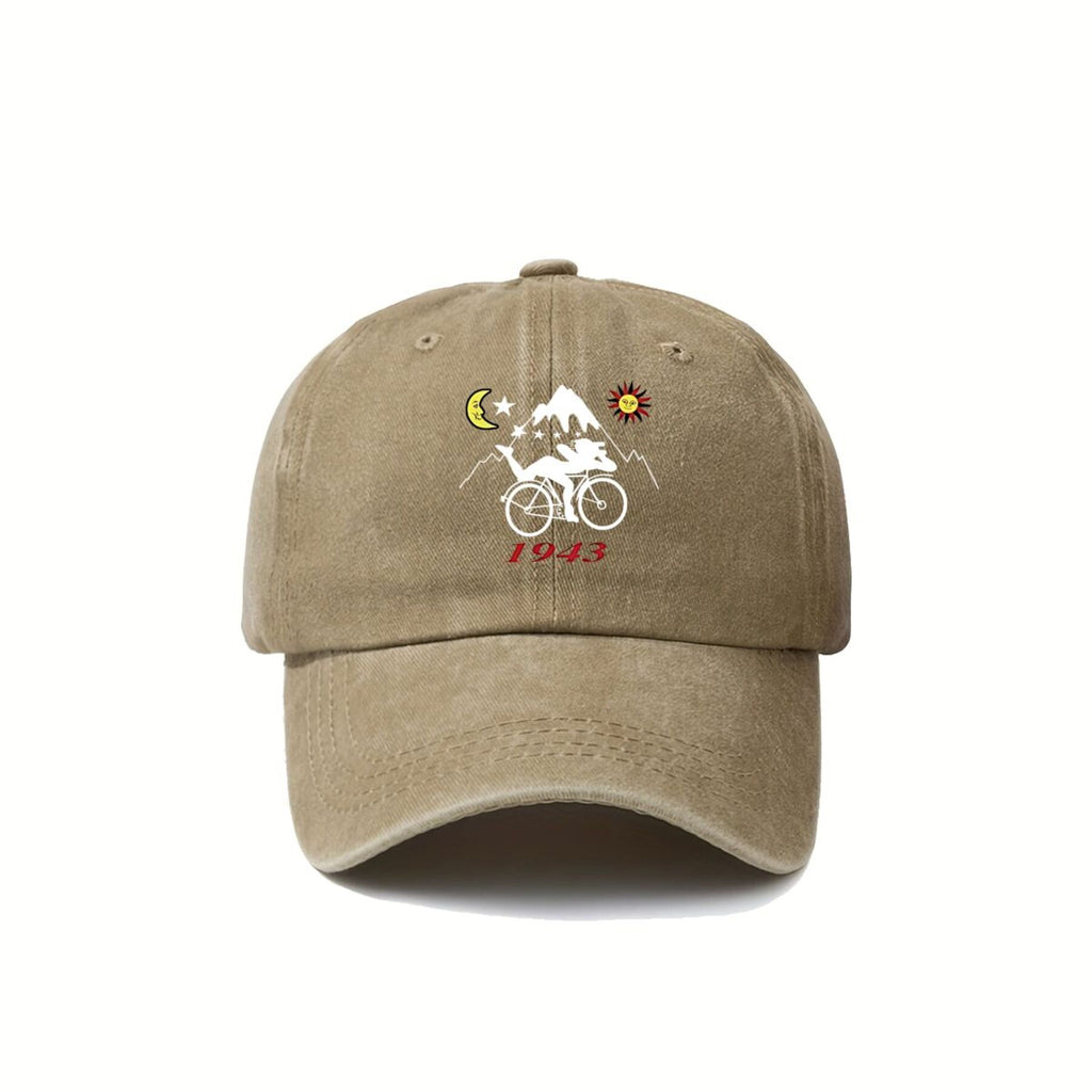 Ycle Day Al Hofmann Art Men' & Soft Top Baseball Cap - Adjustable Dad Hat with Al Hofmann Art, Breathable Pull-String Closure, Machine Washable Suitable for Outdoor Sports, Driving, Casual Wear, Street Style