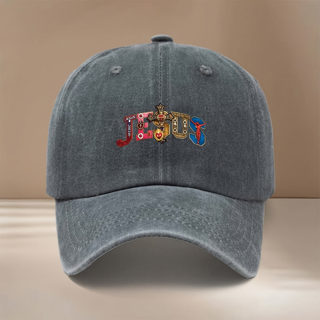 This Is a Baseball Cap with a Gemstone Pattern, Trendy, Comfortable, Adjustable Size, Duck Tongue Hat, Unisex, Lightweight, Personalized Curved Brim Hat, Suitable for Outdoor Sports, Dinners, Camping