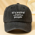 Trendy Unisex Vintage Baseball Cap with Letter Print, Suitable for Couples, Featuring a Washed And Worn Look, Curved Brim, Perfect for Casual Outdoor Use, Sun Protection, Breathable, Comfortable, And Adjustable, a Classic Style