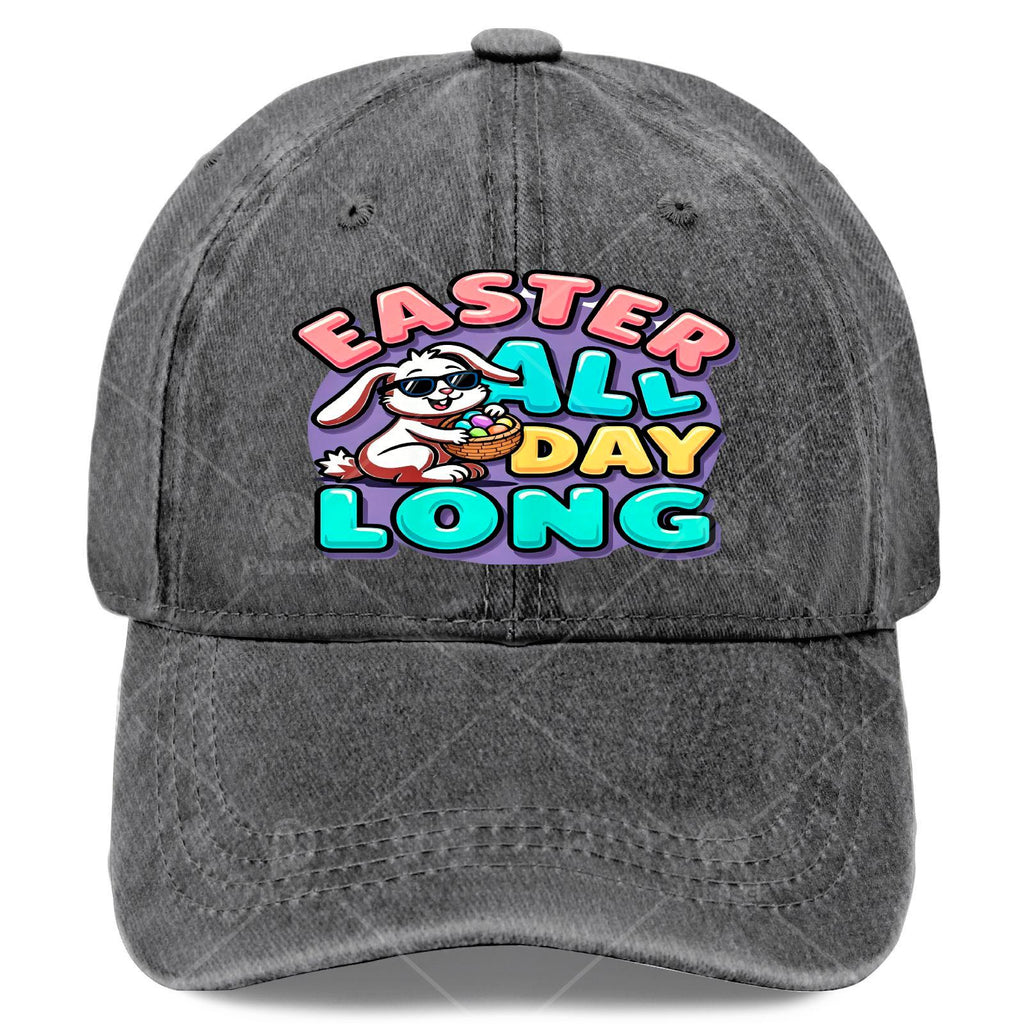 Boys Easter Weather Looks Perfect Baseball Hat Unisex Fashion Washed Distressed