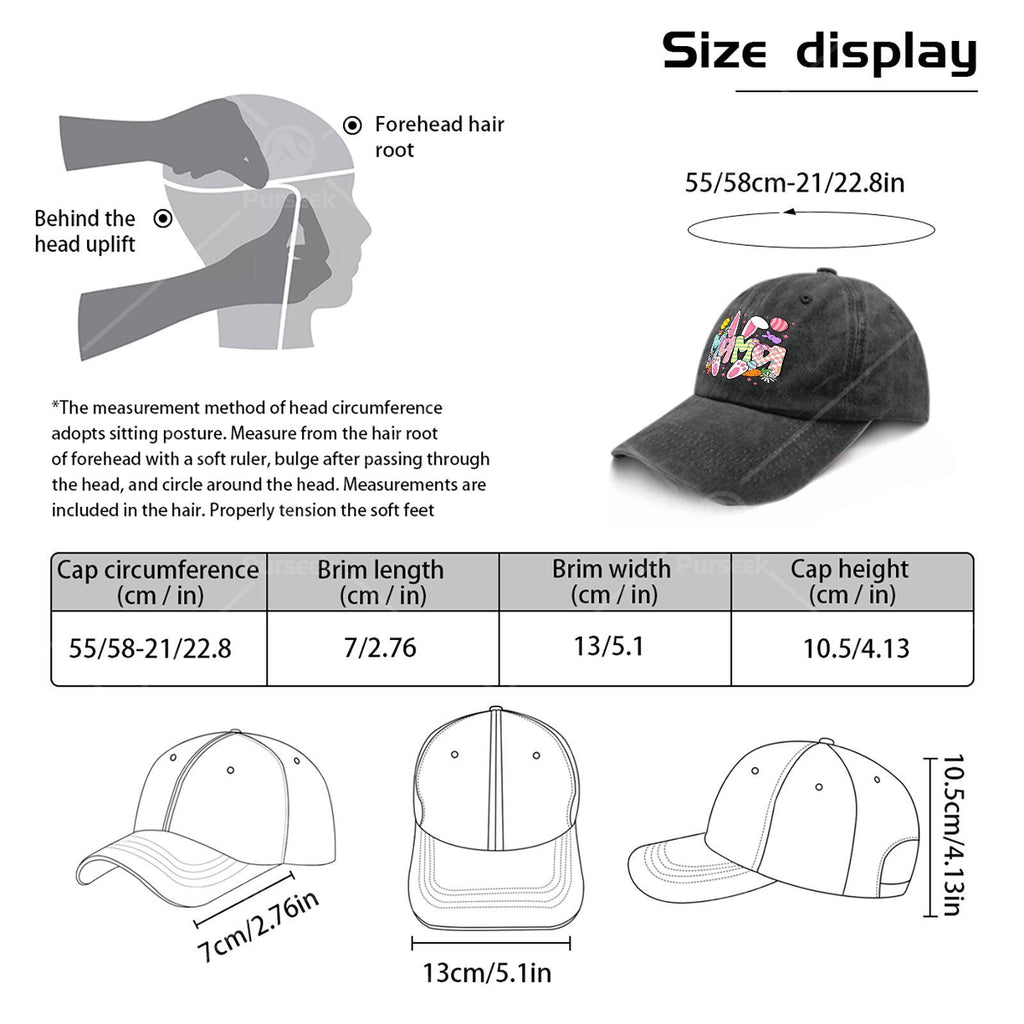 Easter Mama Bunny Ears Coquette Bow Easter Rabbit Baseball Hat Unisex Trendy