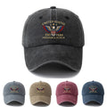 A Unisex Fashionable and Versatile Printed UNITED STATES Eagle Baseball Cap, Featuring a Classic Vintage Washed Outdoor Lightweight Curved Brim. This Trucker Baseball Cap Is Suitable for Casual Occasions Such as Outdoor Vacations