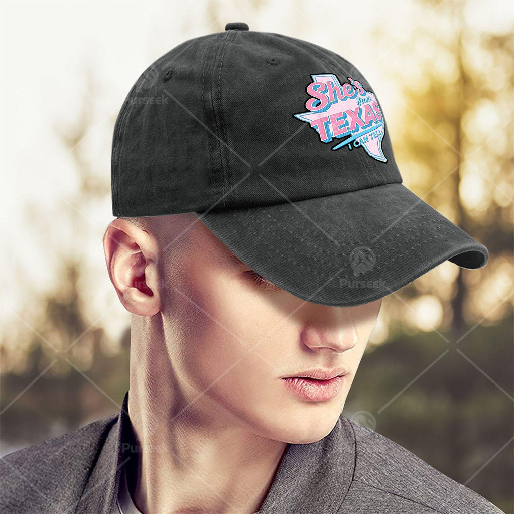 I Can Tell She'S a Texas Girl by Her Retro Vintage Baseball