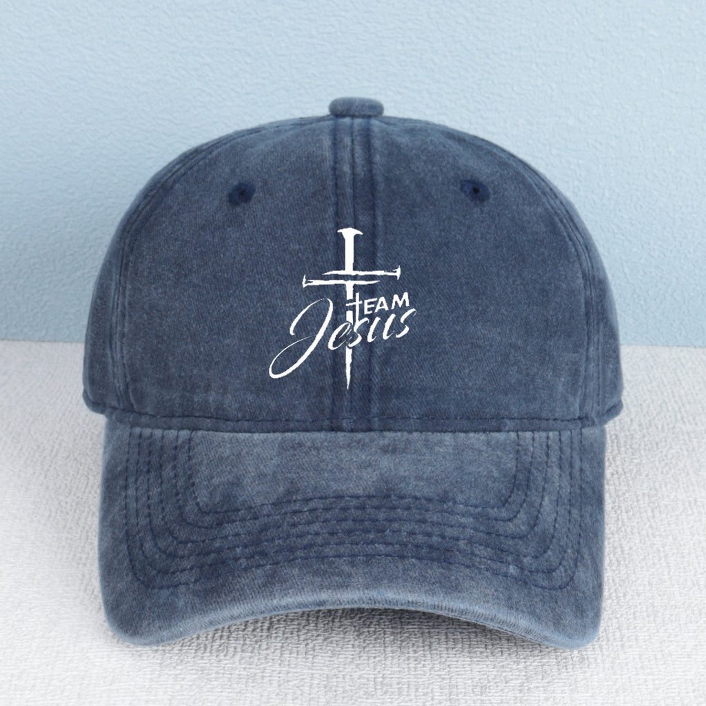 Vintage Washed Baseball Cap Featuring a Cross Print, Breathable Design, And Adjustable Fit. This Trendy Street Hat Comes in Various Colors And Is Suitable for Outdoor Sports, Appealing to All Genders