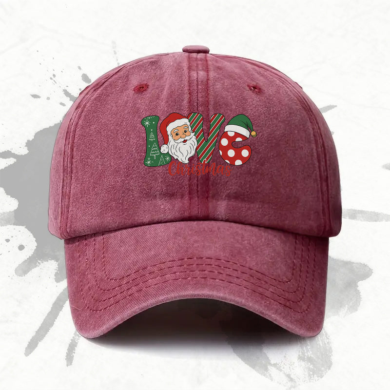 1pc, Adjustable Baseball Cap with Christmas Print, Lightweight Printed Craft Women'S Hat, Festive Atmosphere Men'S Trendy Cap, Ideal Gift for Weddings, Parties, Birthdays, Perfectly Showcasing The Joyful Spirit of The Holiday