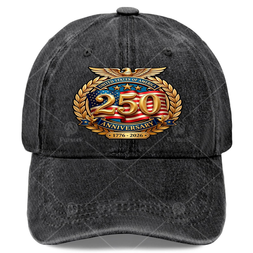 250th Anniversary of American Independence- Unisex American Flag Baseball