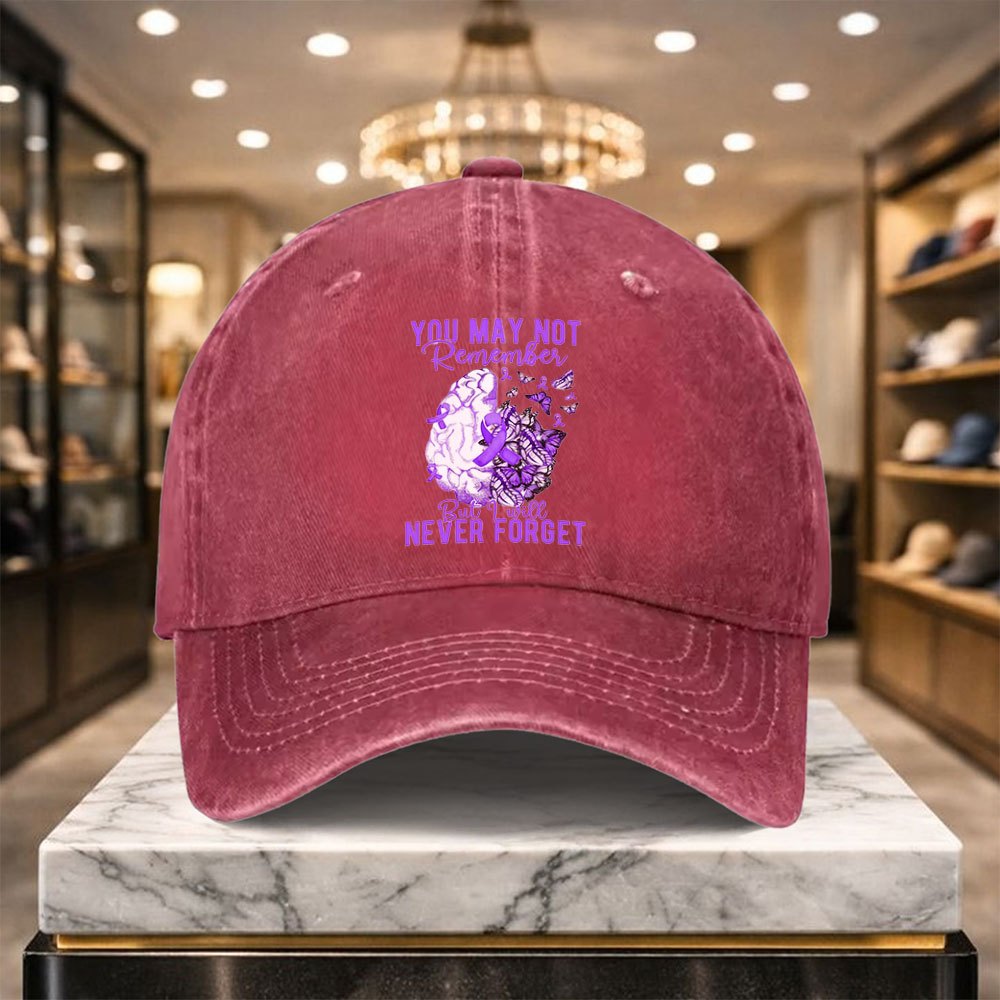 A Casual And Versatile Alzheimer'S Baseball Cap with Adjustable Design, Suitable for Outdoor Sports And Everyday Casual Wear. A Casual Street Hat for Casual Outfits