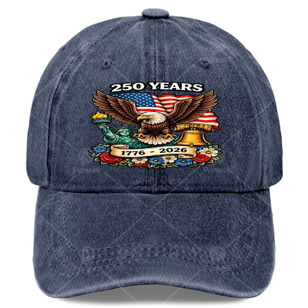 Retro 250 Years of 1776-2026 Baseball - Full-Body Bald Eagle Print Suitable for 250th Birthday, 4th of, Christmas, Games, Lightweight Round for History Celebration