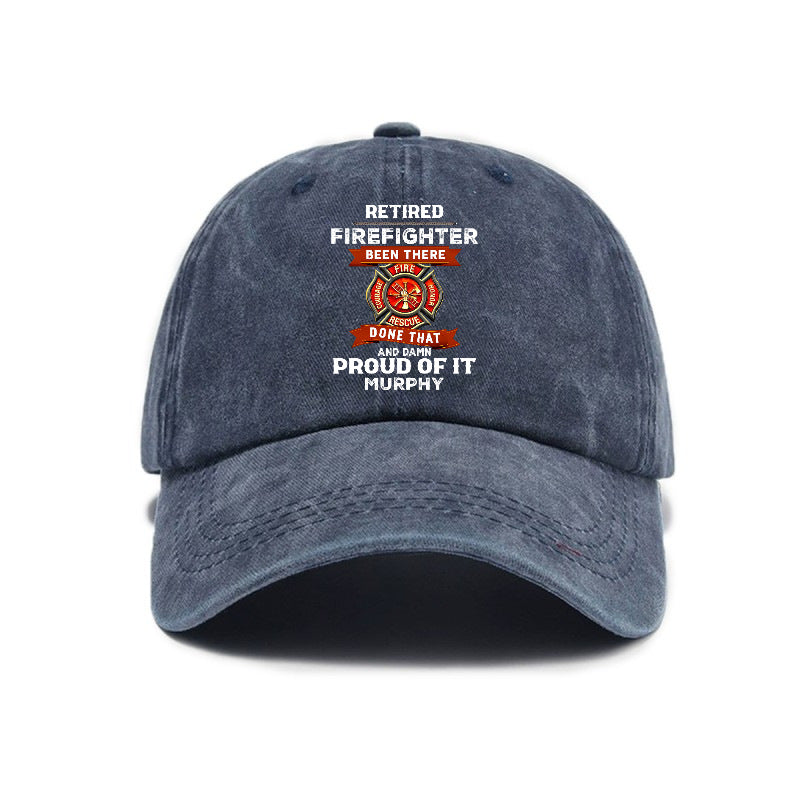 Washed Distressed Printed Baseball Cap Adult Washed Distressed All-Match Style Letter Printed Soft Top Baseball Cap Men Women Outdoor Universal Sun Hat