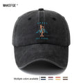 A Unisex, Fashionable and Versatile Baseball Cap with a Printed Wine Glass and Snow Mountain Design, a Classic Retro Washed Outdoor Lightweight Curved Brim Cap, Suitable for Outdoor Vacations, Travel, Camping, and Other Casual Occasions, a Hip-hop Ca