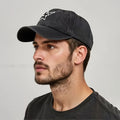 Men' & Women' Vintage Washed Baseball Cap with Abstract Sharp Pattern - Lightweight Breathable Outdoor Hip-Hop Hat, Adjustable Pull String Closure, Machine Washable Suitable for Sports, Casual Wear, Urban Fashion