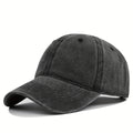 Men'S Summer Casual Washed Baseball Cap, Lightweight Adjustable Outdoor Sun Hat for Everyday