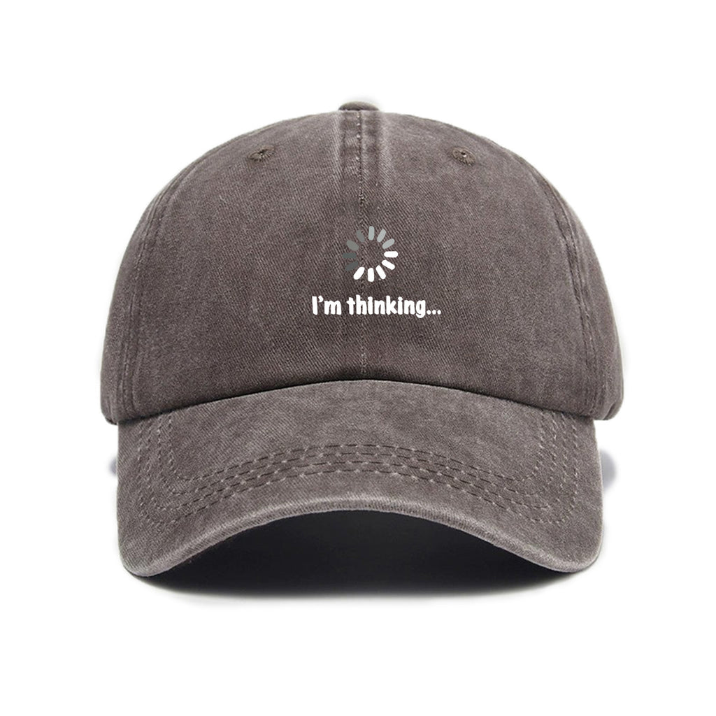 Unisex Cross-Border Versatile Fashion Trend Symbol Print Washed Distressed Soft Top Sun Visor Baseball Cap