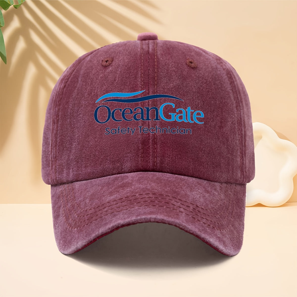 OanGate Security Technician Vintage Washed Baseball Cap, Internet Meme Culture Curved Brim Hat, Trucker Hat for Men and Women, Unisex  Trendy Hip-Hop Hat, Designed to Play on Memes to Showcase Personality, Suitable for Streetwear and Casual Outfits