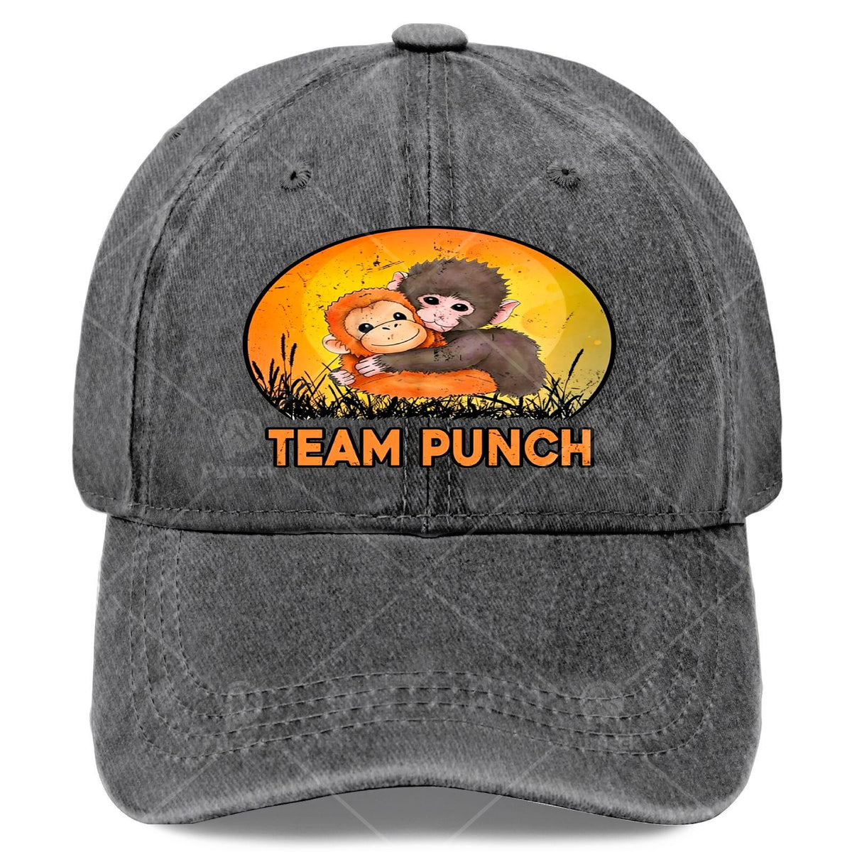 Cute Babys Monkey Punchs Vintage Baseball - Retro Monkey Print Full-Body Iconic Monkey, Lightweight Unisex Hat Suitable for Christmas, Games, 4th of, Casual Wear & Themed Events, Hand Washable for &