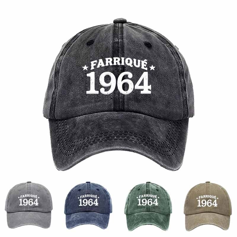 Vintage Baseball Cap, Limited Edition from 1964, a Must-Have for Street Fashion