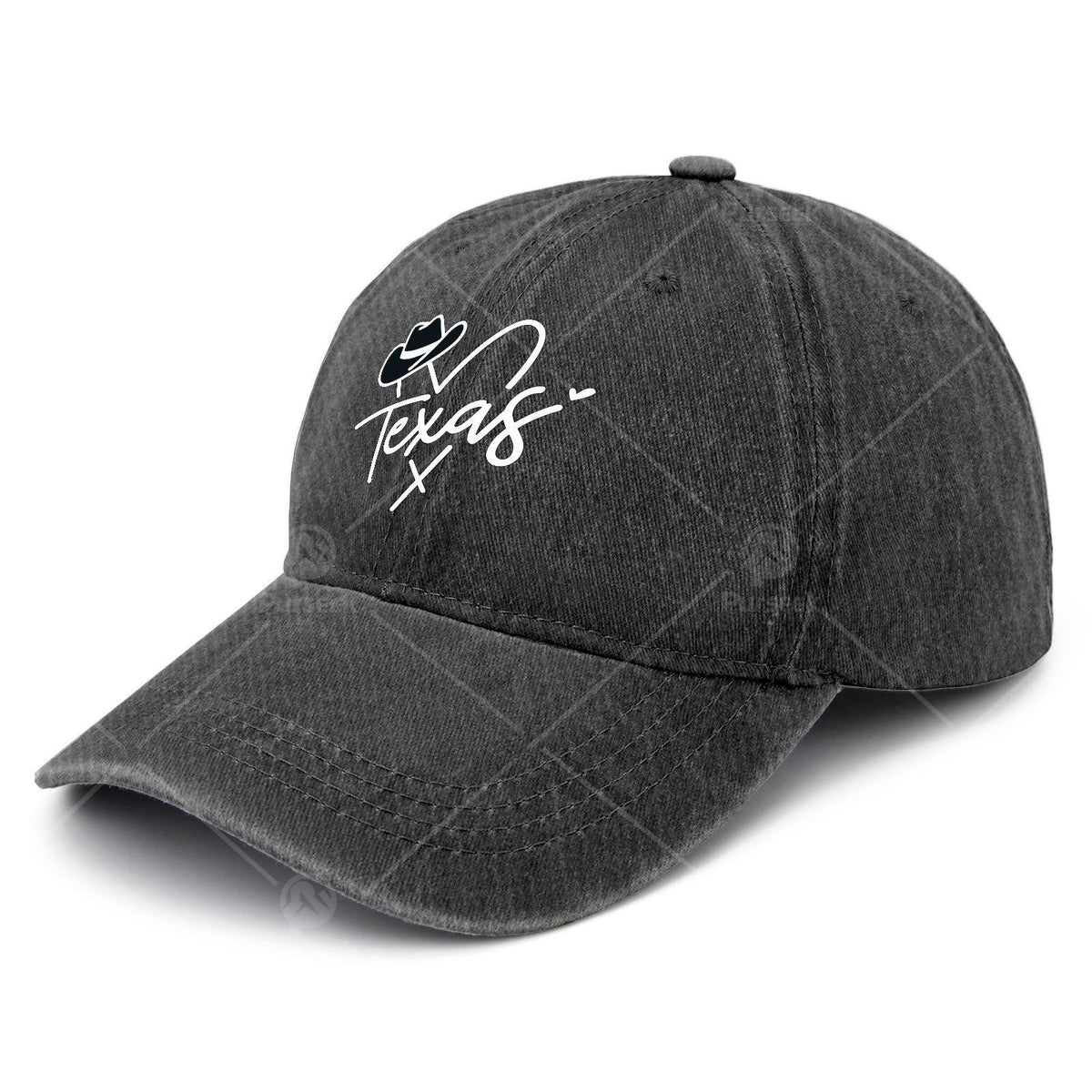 Texas Heart Hat State Pride Design Baseball Hat Unisex Fashion Washed