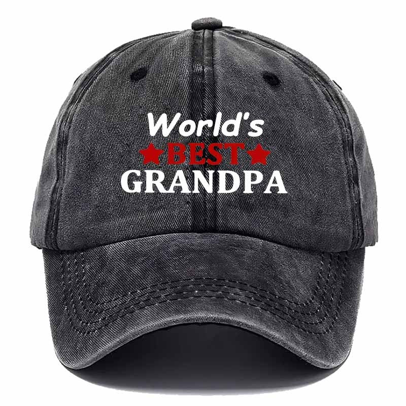 Trendy Baseball Cap with a Creative Grandpa Slogan, a Must-Have for Family Gatherings